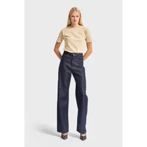 Classic Mid-Rise Straight Jeans Denim Women It's Basic image-1