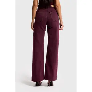 Women's High-Waisted Straight Jeans It's Basic Rhinestone Rhinestone image-2