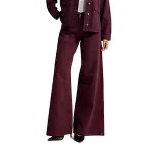 Jeans Palazzo vita media donna It's Basic Rhinestone image-0