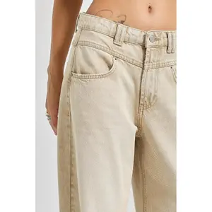 Women's Low Rise Wide Leg Jeans It's Basic image-4