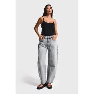 High-Waisted Balloon Jeans Women It's Basic image-4