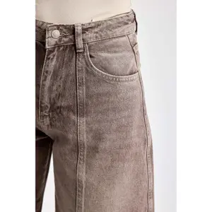 High-Waisted Balloon Jeans Women It's Basic image-3