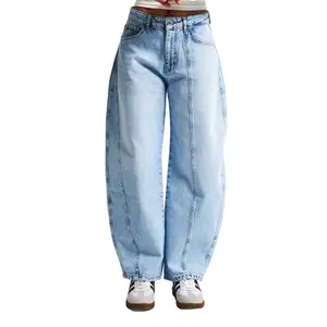 High-Waisted Balloon Jeans Women It's Basic