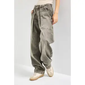 Balloon Jeans Taille Midi Dames It's Basic image-2