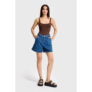 Women's denim shorts It's Basic image-1