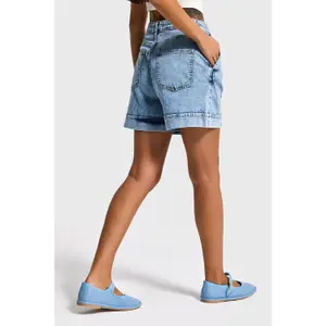 Women's denim shorts It's Basic image-2