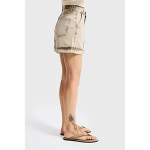 Denimshorts til kvinder It's Basic image-1
