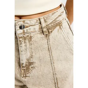 Denimshorts til kvinder It's Basic image-3