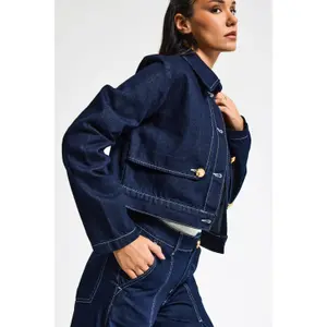 Women's denim jacket It's Basic image-3