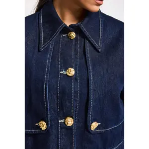 Women's denim jacket It's Basic image-4