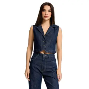 Jeansweste Damen It's Basic image-0