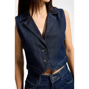 Jeansweste Damen It's Basic image-3