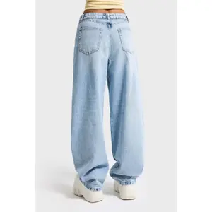 Classic Low Rise Straight Jeans Women It's Basic image-2