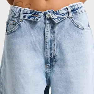 Classic Low Rise Straight Jeans Women It's Basic image-4