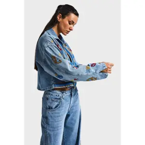 Women's denim jacket It's Basic image-3