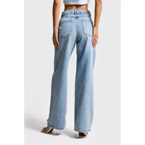 Mid-Rise Baggy Jeans Women It's Basic image-1