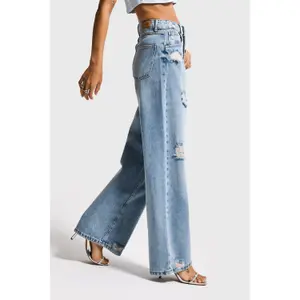 Mid-Rise Baggy Jeans Women It's Basic image-2