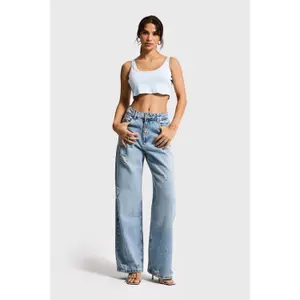 Mid-Rise Baggy Jeans Women It's Basic image-3