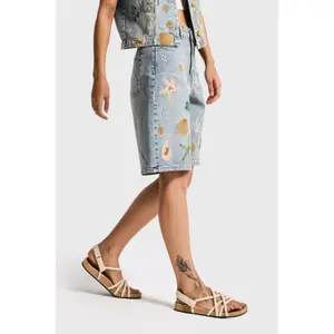 Women's denim shorts It's Basic image-2