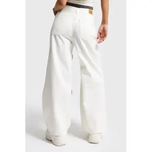 Women's High Waist Baggy Jeans It's Basic image-1