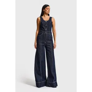 Women's denim jumpsuit It's Basic image-4