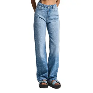 Hochtaillierte Straight Jeans Damen It's Basic image-0