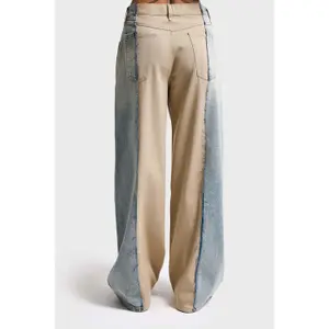 Asymmetrical Mid-Rise Baggy Jeans Women It's Basic Mega image-1