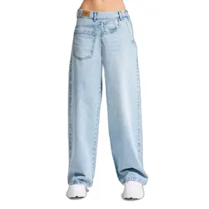 Baggy Jeans mit hoher Taille für Damen It's Basic Mega image-0