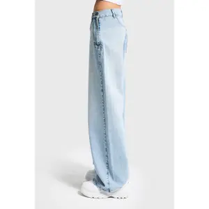 Baggy Jeans mit hoher Taille für Damen It's Basic Mega image-3