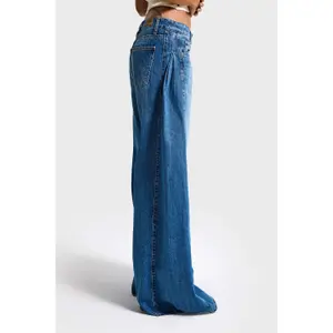 Mid-Rise Wide Leg Jeans Women It's Basic image-3