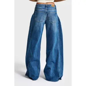 Mid-Rise Wide Leg Jeans Women It's Basic image-2