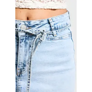 Women’s denim mini skirt It's Basic image-3
