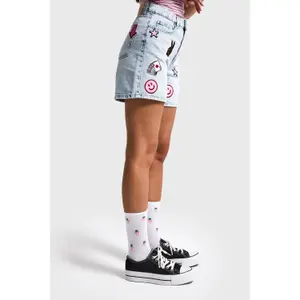 Women's denim shorts It's Basic Y2K image-3