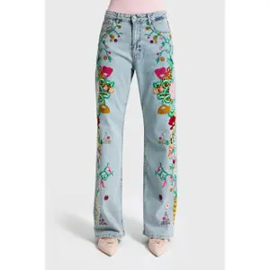 Women's Low Rise Straight Jeans It's Basic image-2