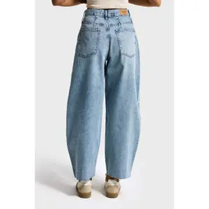 Women's High Waist Baggy Jeans It's Basic image-1