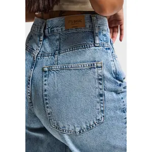 Women's High Waist Baggy Jeans It's Basic image-4