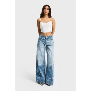 Wide Leg Women's Jeans It's Basic 12 image-3