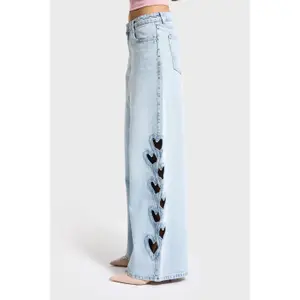 Womens Low Rise Baggy Jeans It's Basic image-1
