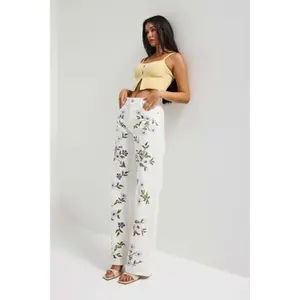 Jeans loose a vita alta donna It's Basic image-3