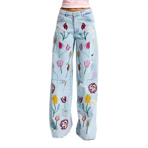 Wide Leg Women's Jeans It's Basic 13