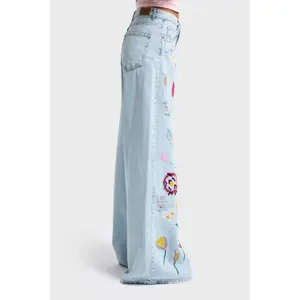 Wide Leg Women's Jeans It's Basic 13 image-3