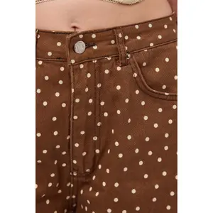 Γυναικέρα παντελόνια τζιν άνετα It's Basic Polka image-4