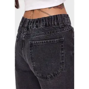 Σορτς τζιν baggy ελαστικά γυναικεία It's Basic image-3