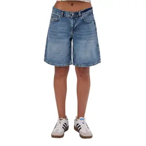Σορτς τζιν baggy ελαστικά γυναικεία It's Basic image-0