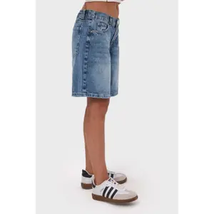 Σορτς τζιν baggy ελαστικά γυναικεία It's Basic image-1