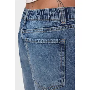Σορτς τζιν baggy ελαστικά γυναικεία It's Basic image-3