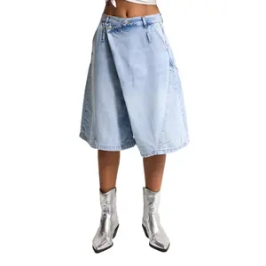 Baggy Jeans Bermuda til kvinder It's Basic