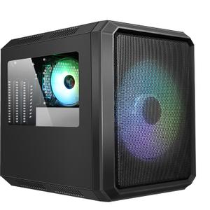 Boîtier PC cube micro avec fenêtre ITek ATX QBO 8 Evo