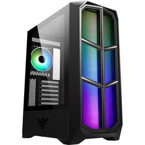 Boîtier PC Moyen Tour ATX avec panneau vitré ITek Vertibra Y210 RGB