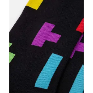Children's socks ItemLab Tetris Tetriminos Pattern image-5